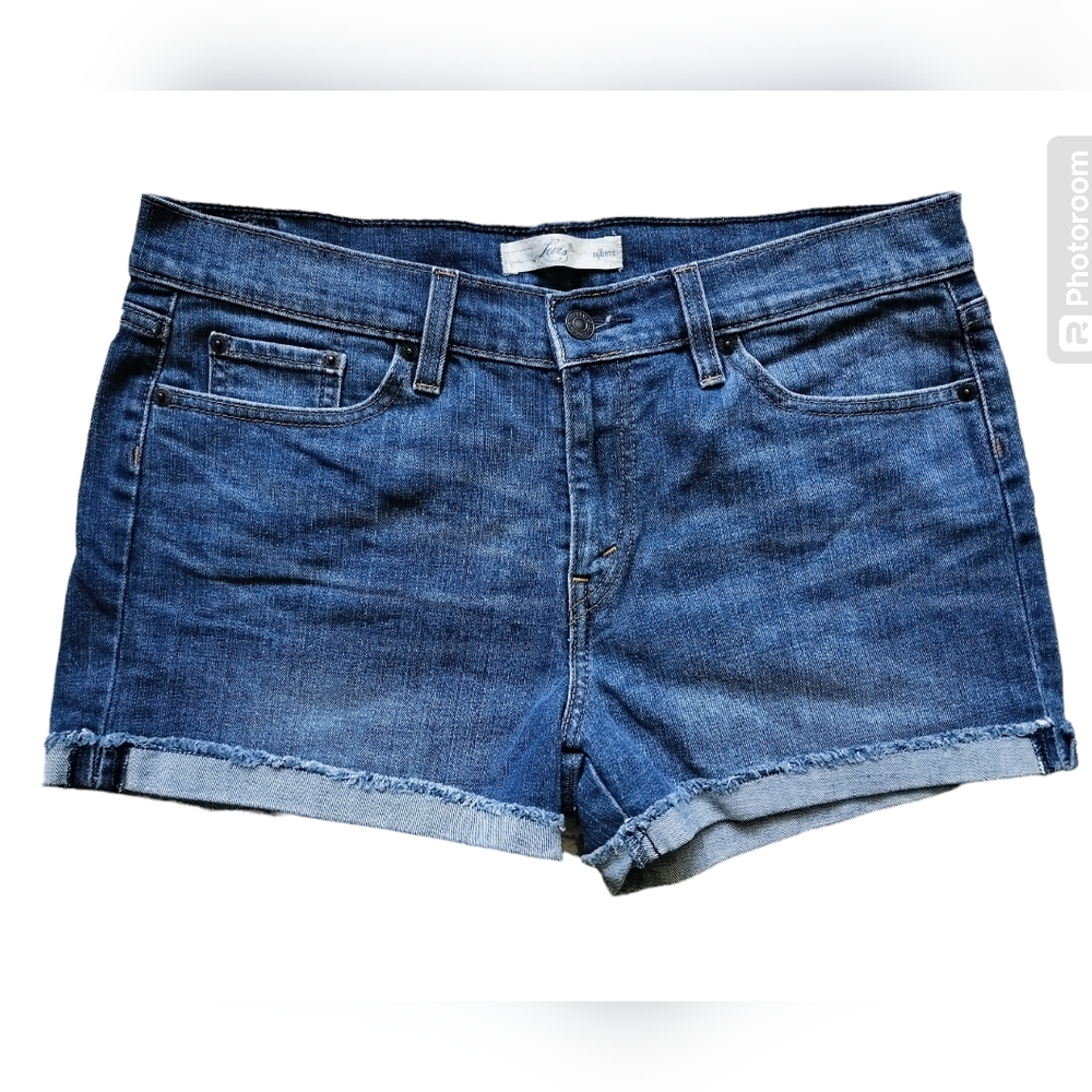 Vintage Levi's women's blue denim shorts jeans size 8